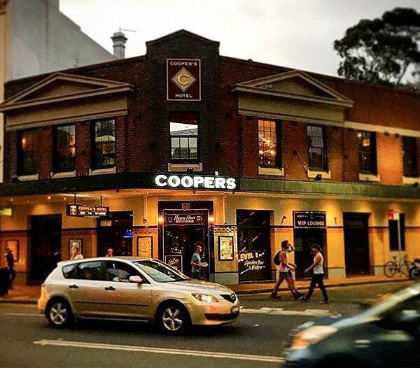 Cooper's Hotel - Inner City Suburbs Pub Functions